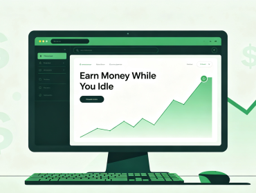 Idle PC Earning Tool passive income earnings screenshot showing USD balance